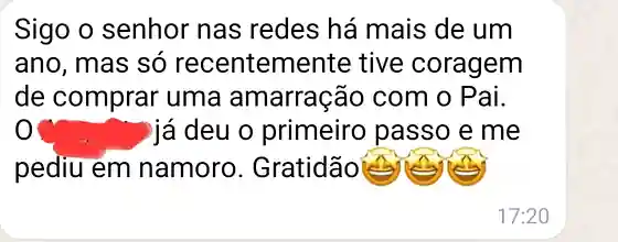 Cliente conta no WhatsApp que foi pedida em namoro após comprar o adoçamento amoroso